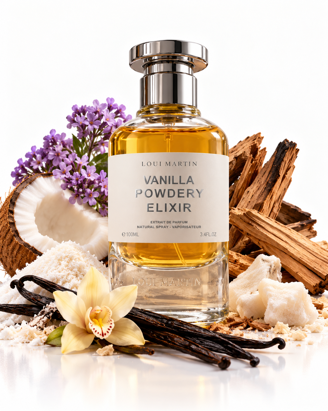 Vanilla Powdery Elixir Loui Martin – Extrait de Parfum Mixte 100 ml