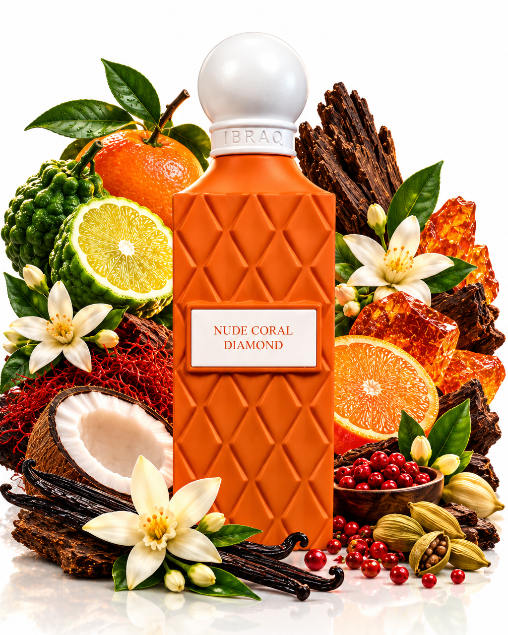 Ibraq Nude Coral Diamond- Eau de Parfum 150 ml